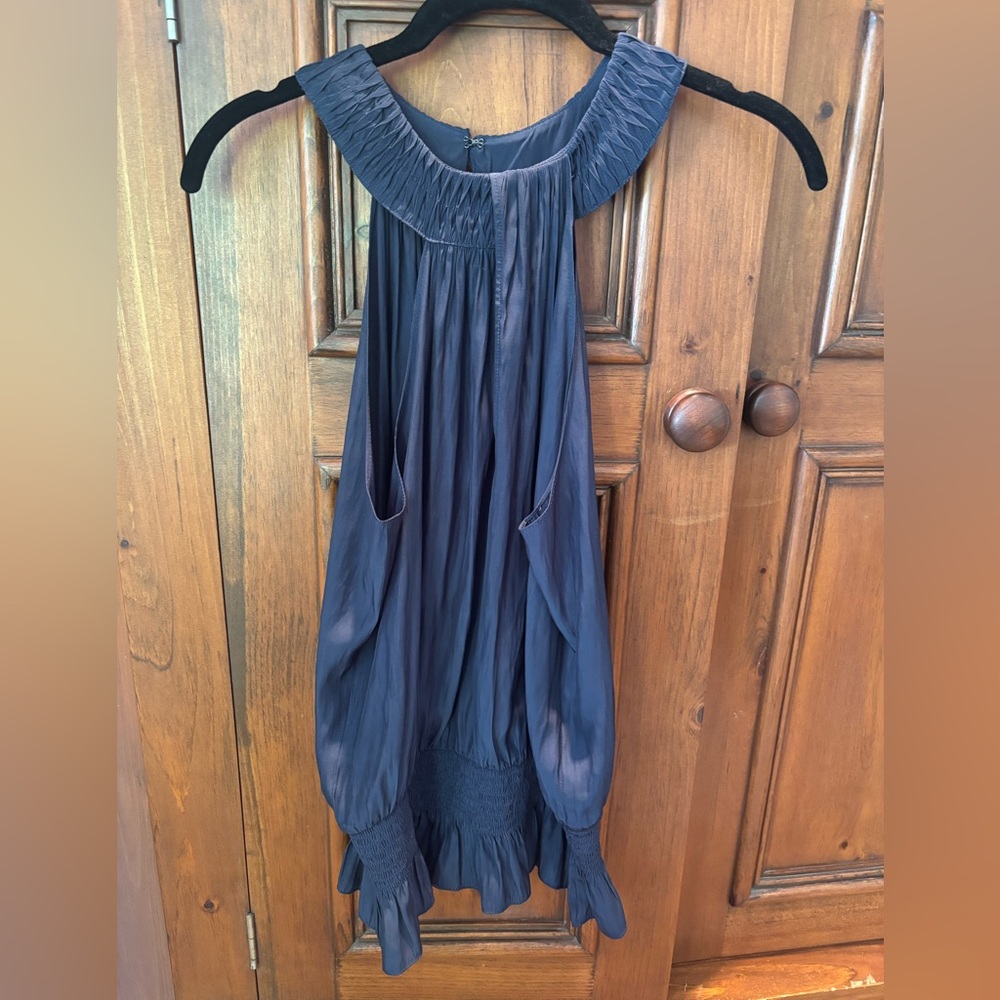 Ramy Brook Navy Halter Top